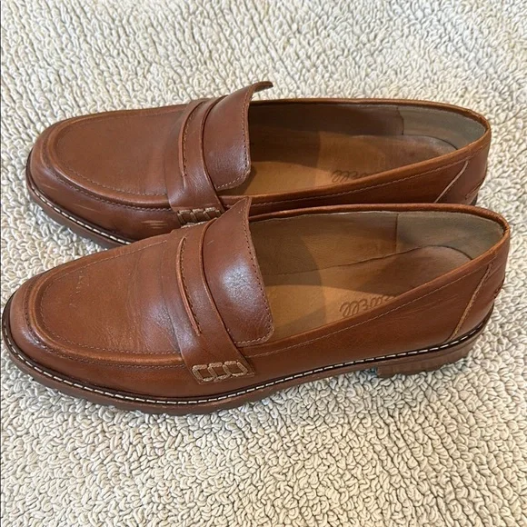 MADEWELL Brown Leather Loafers - Picture 7 of 14